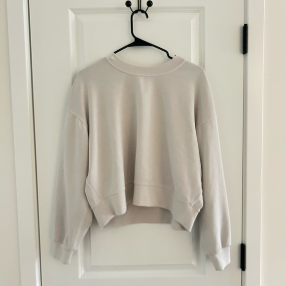 lululemon athletica Bone perfectly oversized cropped crewneck 6 - Picture 3 of 6
